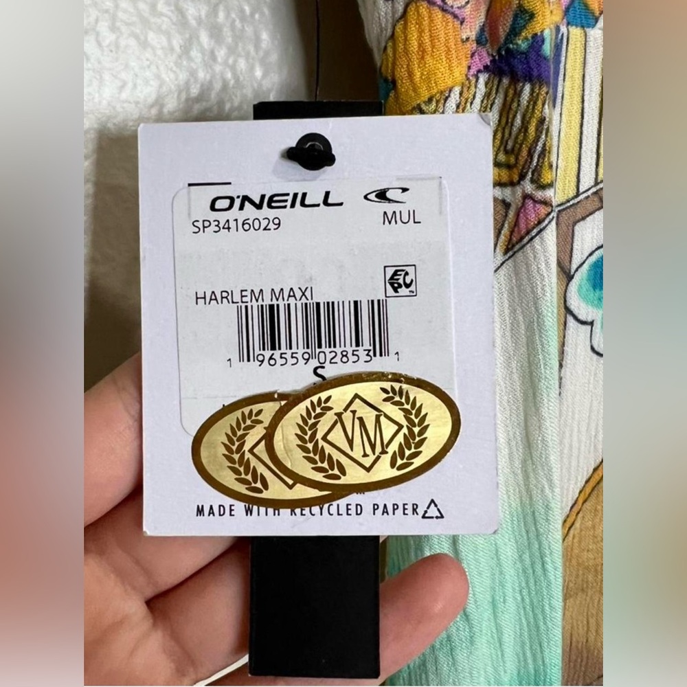 O'Neill Multicolor Patchwork “Harlem Maxi” Dress … - image 5